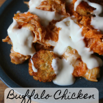 Buffalo Chicken Totchos Tater Tot Nachos with Blue Cheese Dressing Best Football Food Recipes My Farmhouse Table