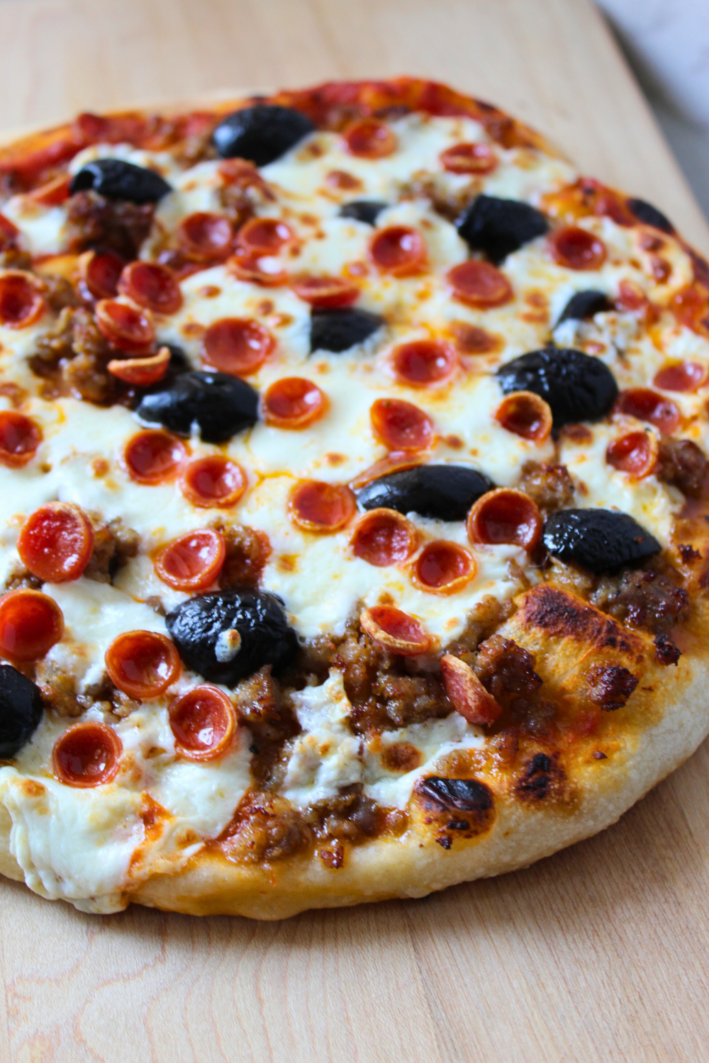 Sourdough Discard Pizza Dough Recipe Cast Iron Skillet Pizza Crust Crisp and Chewy Dough for Personal Pizza Easy Quick Simple Overnight Pizza Dough My Farmhouse Table