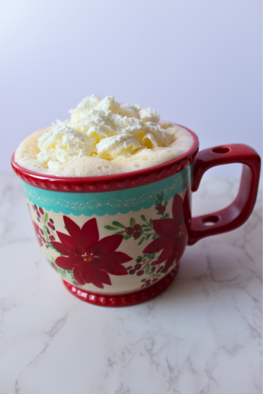 Starbucks Eggnog Chai Latte Homemade Copycat Recipe Christmas Seasonal Warm Drinks Chai Tea My Farmhouse Table
