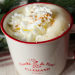 Starbucks Eggnog Chai Latte Homemade Copycat Recipe Christmas Seasonal Warm Drinks Chai Tea My Farmhouse Table