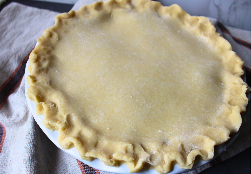 Easy Butter Pie Crust Recipe Perfect All Butter Pie Crust Made in Food Processor Homemade Double Pie Crust Recipe My Farmhouse Table