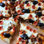 Sourdough Discard Pizza Dough Recipe Cast Iron Skillet Pizza Crust Crisp and Chewy Dough for Personal Pizza Easy Quick Simple Overnight Pizza Dough My Farmhouse Table