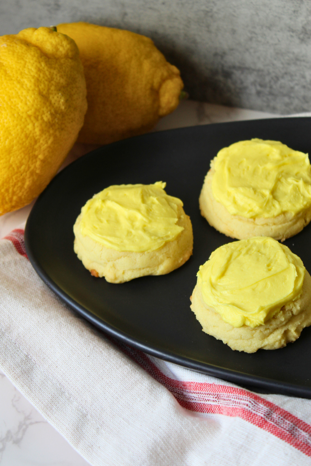 Eileen's Double Lemon Cookies Homemade Easy Lemon Cookies with Lemon Buttercream Frosting Copycat Recipe My Farmhouse Table