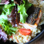 Salmon with Creamy Pasta Romantic Dinner for Two Ideas Simple and Easy Best Pan Seared Salmon Recipe with Lobster and Crab Pasta My Farmhouse Table