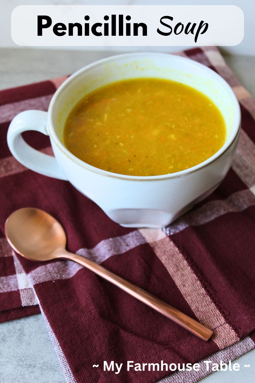The Best Homemade Penicillin Soup Recipe Nonna's Italian Chicken Soup Immunity Boosting Soup for When You Sick My Farmhouse Table