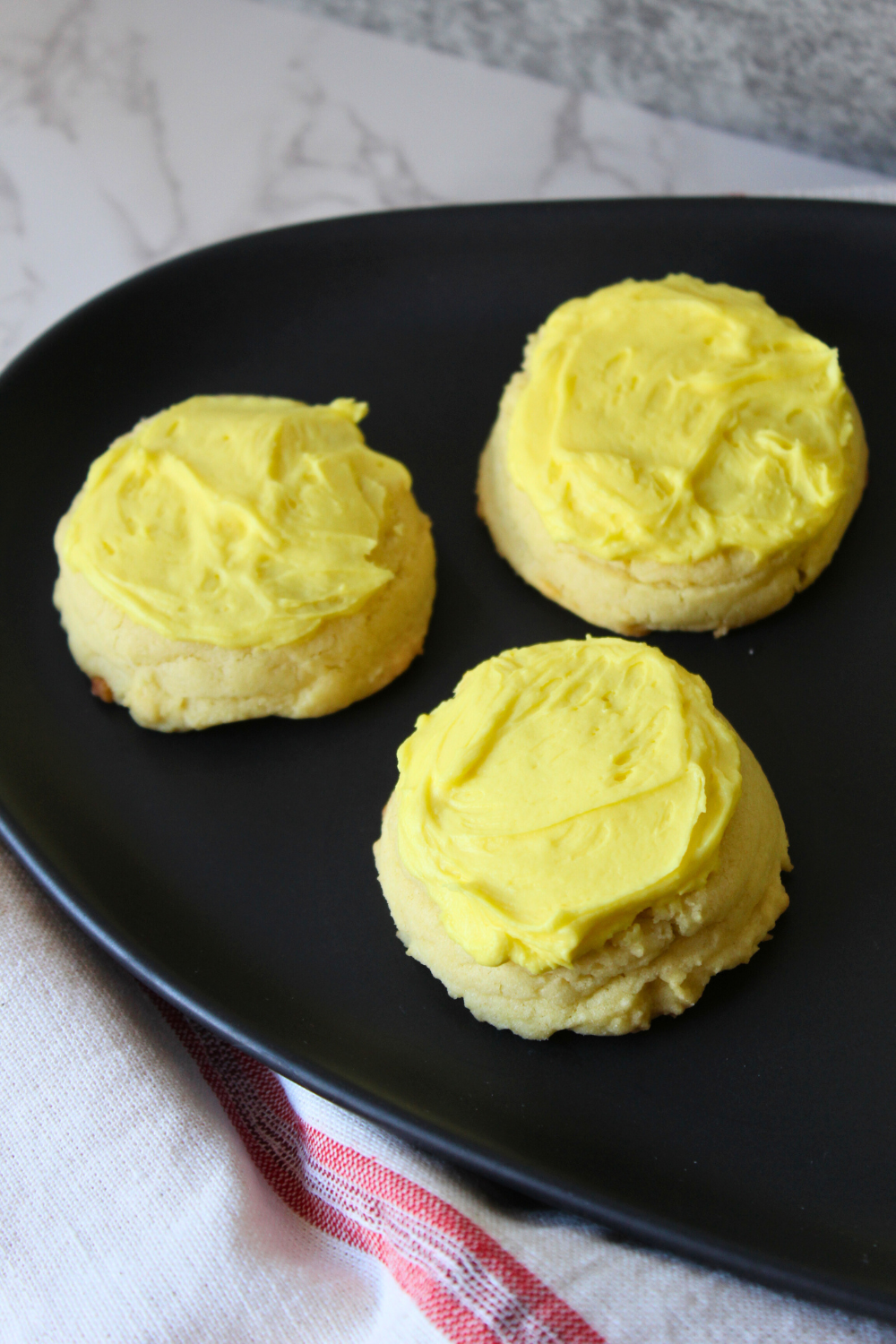 Eileen's Double Lemon Cookies Homemade Easy Lemon Cookies with Lemon Buttercream Frosting Copycat Recipe My Farmhouse Table