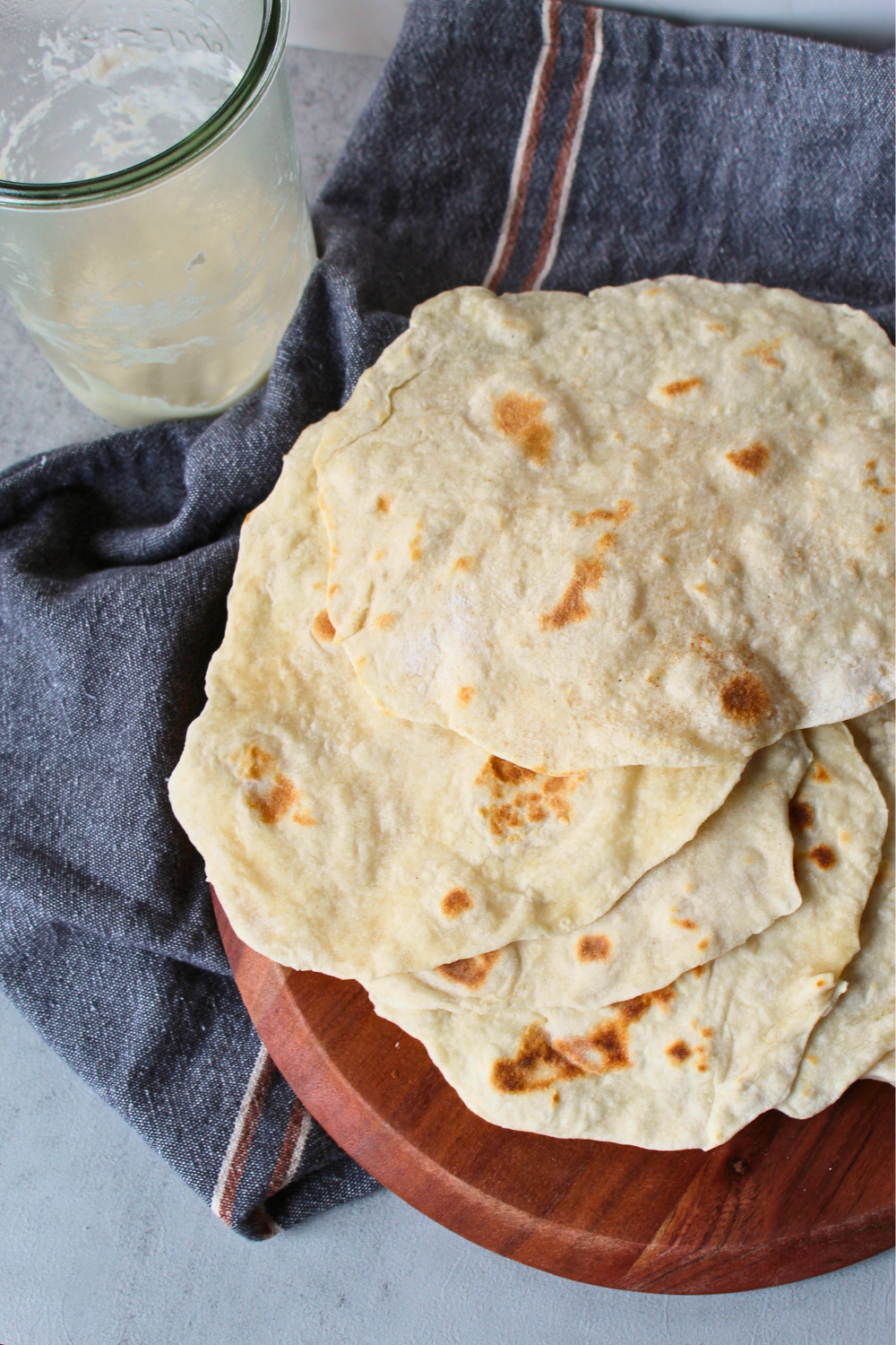 Sourdough Discard Tortillas Recipe Easy Homemade Flour Tortillas Cinco de Mayo Recipe Ideas Tortilla Wraps My Farmhouse Table
